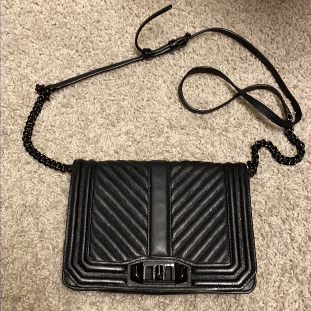 Rebecca Minkoff black crossbody purse